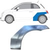 Rear wing repair panel