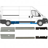 Sill repair panel for Fiat Ducato 2006- / Left = Right (symmetrical) / Set 9702