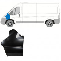 Front wing for Fiat Ducato 2006-2014 / Left 7279