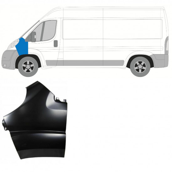 FIAT DUCATO 2006-2014 FRONT WING / LEFT