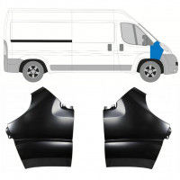 Front wing for Fiat Ducato 2006-2014 / Left+Right / Set 10045