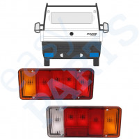 Rear light for Fiat Ducato Boxer Relay 2006-2012 / Left+Right / Set 9841