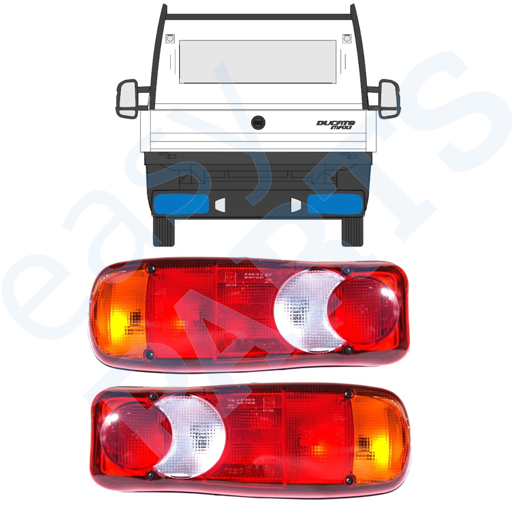 FIAT DUCATO 2012- CHASSIS REAR LAMP / SET