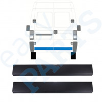 Rear door side trim for Fiat Ducato 1994-2002 / Left+Right / Set 9856