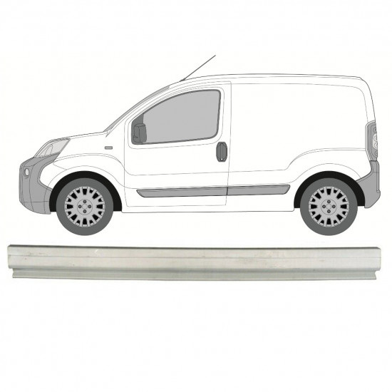 Fiat Fiorino vector drawing