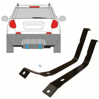 Fuel tank straps for Fiat Sedici 2006-2014 10171