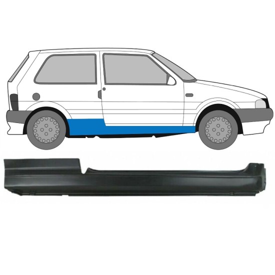 Full sill repair panel for Fiat Uno 1983-2002 / Right 16011