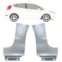 Front wing repair panel for Ford Fiesta 2008-2017 / Left+Right / Set 15779