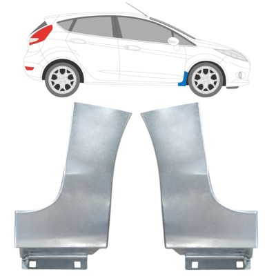 Front wing repair panel for Ford Fiesta 2008-2017 / Left+Right / Set 15779