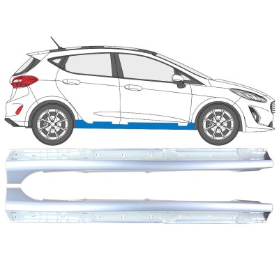 Full sill repair panel for Ford Fiesta 2017-2023 / Left+Right / Set 16268