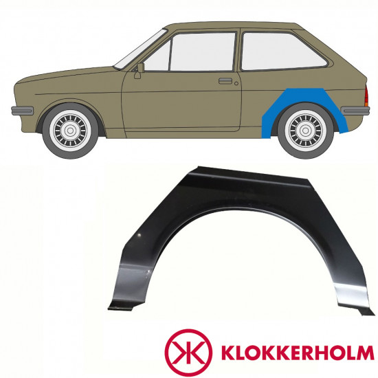 FORD FIESTA 1976-1983 REAR WHEEL ARCH / LEFT