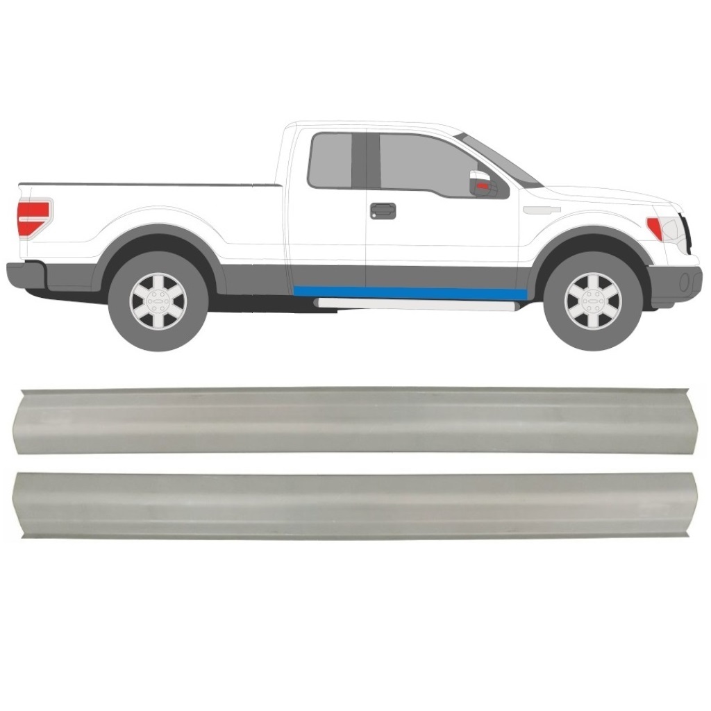 FORD F-150 2008-2014 SILL REPAIR PANEL / RIGHT + LEFT / SET
