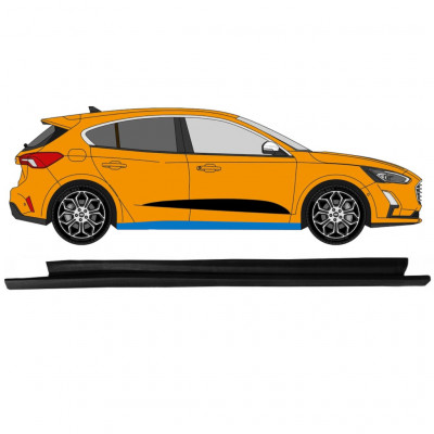 FORD FOCUS 2018- PLASTIC SILL COVER / RIGHT
