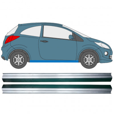 Lower sill repair panel for Ford Ka 2008-2016 / Left+Right / Left = Right (symmetrical) / Set 12945