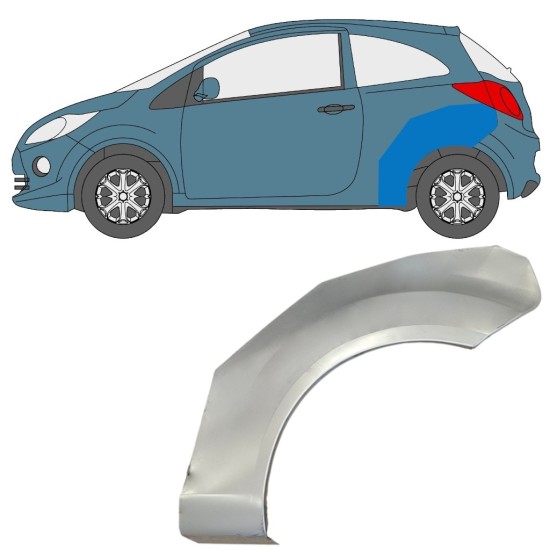 Rear wing repair panel for Ford Ka 2008-2016 / Left 15064