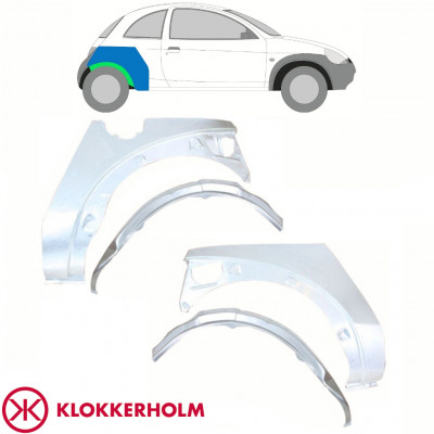 FORD KA 1996-2008 INNER + OUTER REPAIR PANEL REAR WHEEL ARCH / LEFT + RIGHT