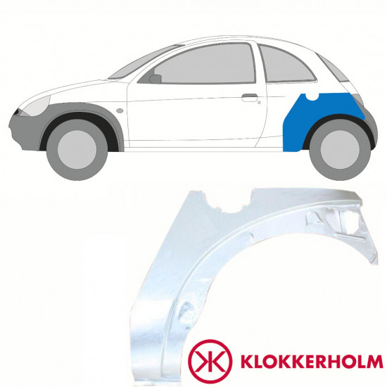 Rear wing repair panel for Ford KA 1996-2008 / Left 10770