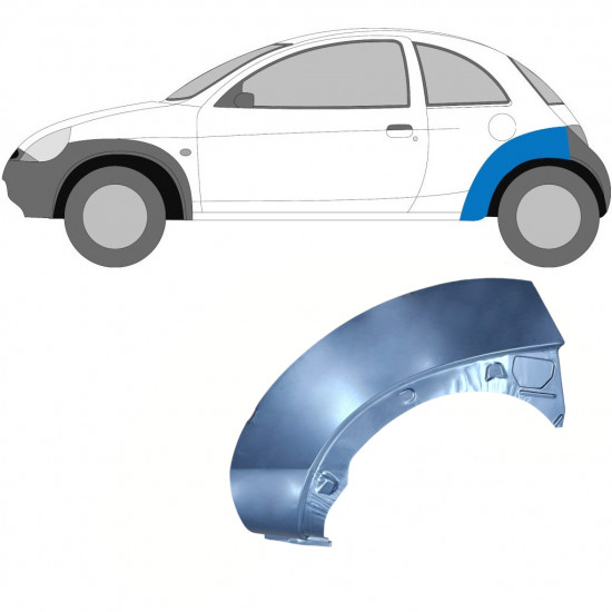 FORD KA 1996-2008 REAR WHEEL ARCH WING / LEFT