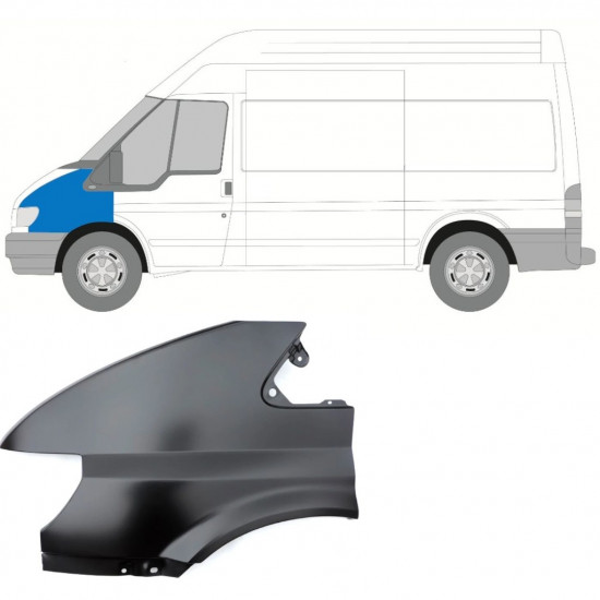 FORD TRANSIT 2000-2006 FRONT WING / LEFT