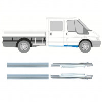 Sill repair panel for Ford Transit 2000-2013 / Left+Right / Double cab / Set 9698