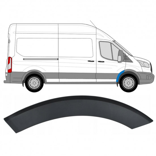 FORD TRANSIT 2014- FRONT WHEEL ARCH MOULDING TRIM PANEL / RIGHT