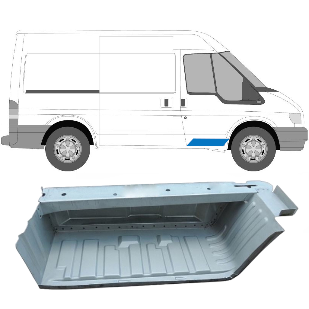 Inner Front Step Repair Panel For Ford Transit 2000-2013 / Right 6176