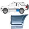 Rear wing repair panel
