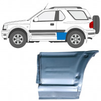 Rear wing repair panel for Opel Frontera B 1999-2002 / Left 12832