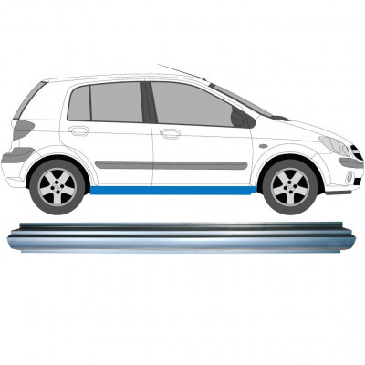 Sill repair panel for Hyundai Getz 2002-2010 / Left = Right (symmetrical) 6664