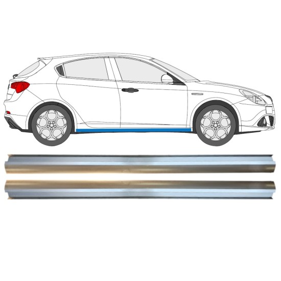 Lower sill repair panel for Alfa Romeo Giulietta 2010-2020 / Left+Right / Set 15004