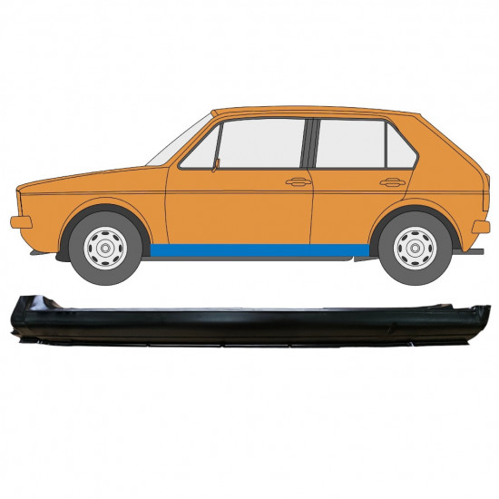 VW GOLF 1 1974- 5 DOOR SILL REPAIR PANEL / LEFT