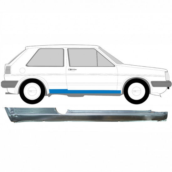  VW GOLF 2 1982- 3 DOOR SILL REPAIR PANEL / RIGHT