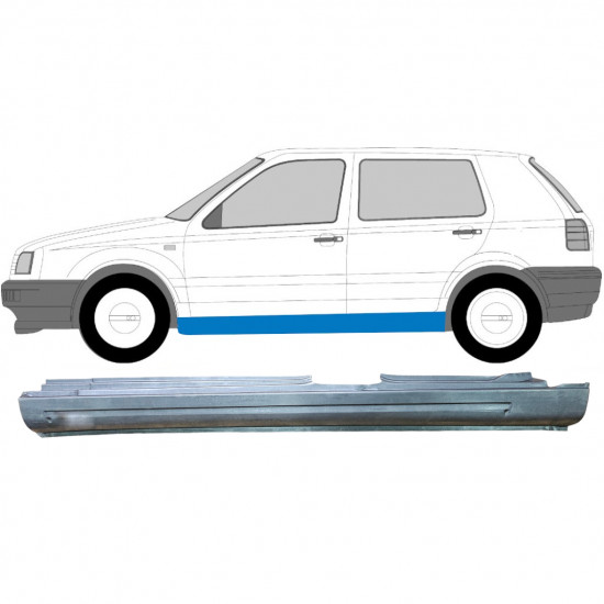  VW GOLF 3 1991- 5 DOOR SILL REPAIR PANEL / LEFT
