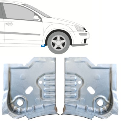 Sill repair panel under the door for Volkswagen Golf 5 2003-2009 / Left+Right / Set 14909