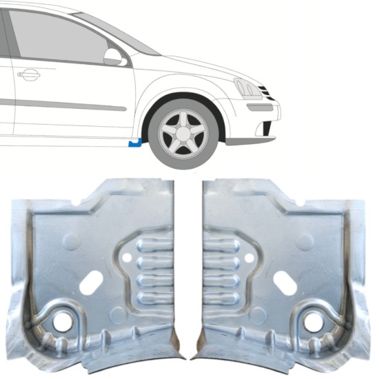 Sill repair panel under the door for Volkswagen Golf 5 2003-2009 / Left+Right / Set 14909