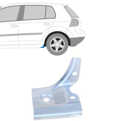 Sill repair panel under the door for Volkswagen Golf 5 2003-2009 / Left 16113