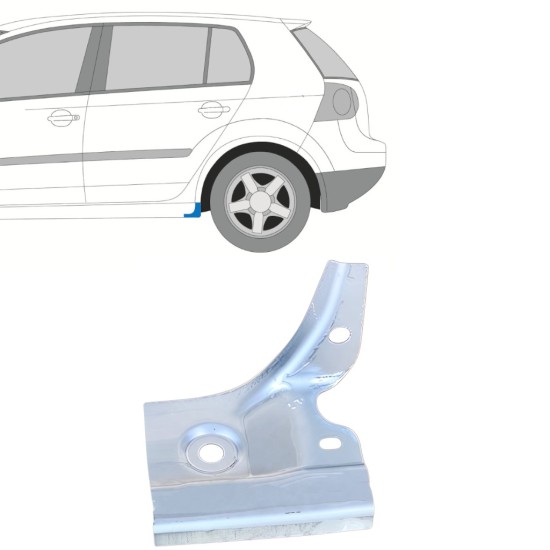 Sill repair panel under the door for Volkswagen Golf 5 2003-2009 / Left 16113