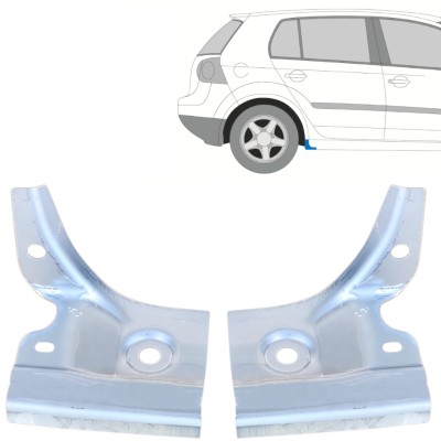 Sill repair panel under the door for Volkswagen Golf 5 2003-2009 / Left+Right / Set 16114