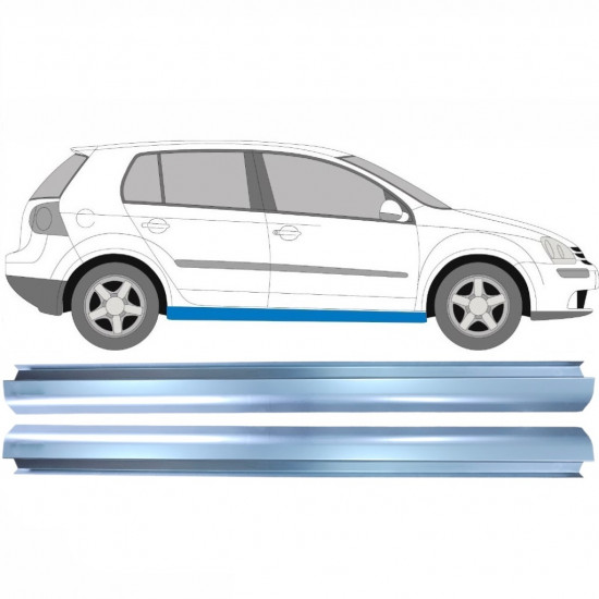 Sill repair panel for VW Golf 5 2003-2009 / Left = Right (symmetrical) / Set 11269