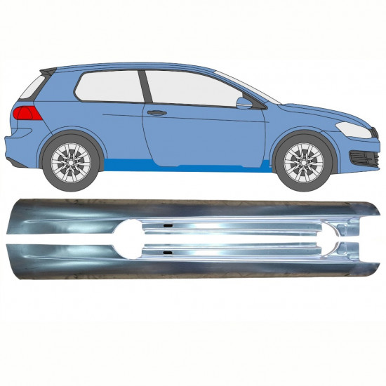 Sill repair panel for VW Golf 6 2008- / Left+Right / Set 10341