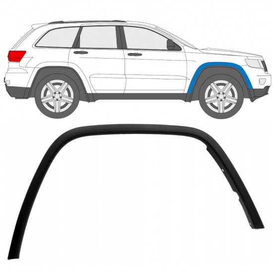 Front wing trim for Jeep Grand Cherokee 2010-2021 / Right 12948