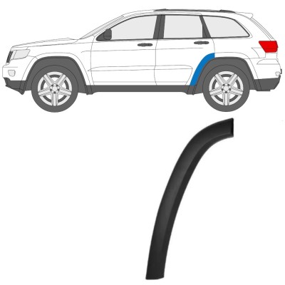 Rear wing side trim for Jeep Grand Cherokee 2010-2021 / Left 15852
