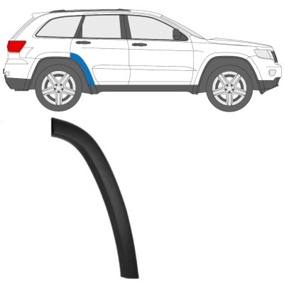 Rear wing side trim for Jeep Grand Cherokee 2010-2021 / Right 15851