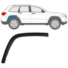 Rear wing side trim