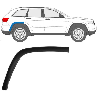 Rear wing side trim for Jeep Grand Cherokee 2010-2021 / Right 15849