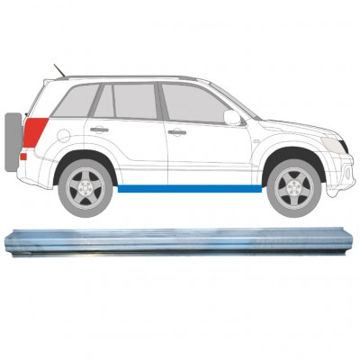 Sill repair panel for Suzuki Grand Vitara 2005-2012 / Left = Right (symmetrical) 8897