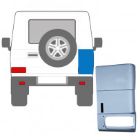 Rear corner repair panel / without fuel opening for Mercedes G-Class W463 2002-2017 / Right 5551