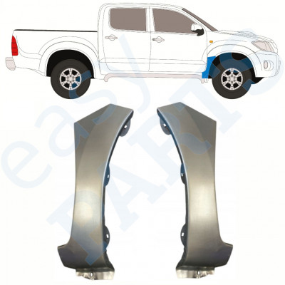 TOYOTA HILUX 2005-2015 FRONT WING PANEL / SET