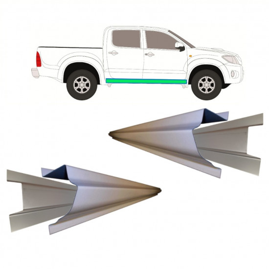 TOYOTA HILUX 2005-2015 INNER + OUTER SILL REPAIR / RIGHT + LEFT