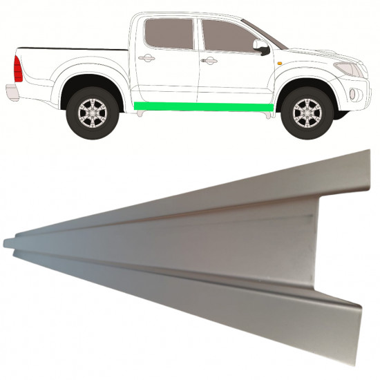 TOYOTA HILUX 2005-2015 INNER SILL REPAIR / RIGHT = LEFT